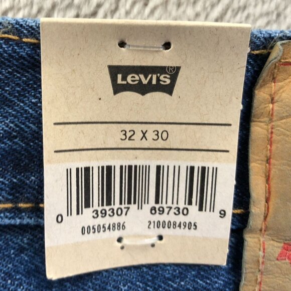 NWT Levi's Men's Jeans Suze 32x30 505 Regular Straight Leg Blue Denim Casual - Picture 9 of 16